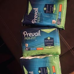 1 box  for $50-Adult pull up style diapers size large. I also have a couple bags of size medium for $15 per bag. Pick up in yakima near 40th and fruit