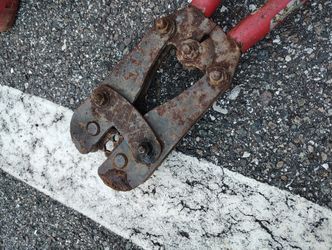 Lot of 3 Heavy Duty Industrial Bolt & Cable Cutters