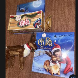 Elf Pets Reindeer Storybook Tradition Elf on the Shelf Companion Christmas New