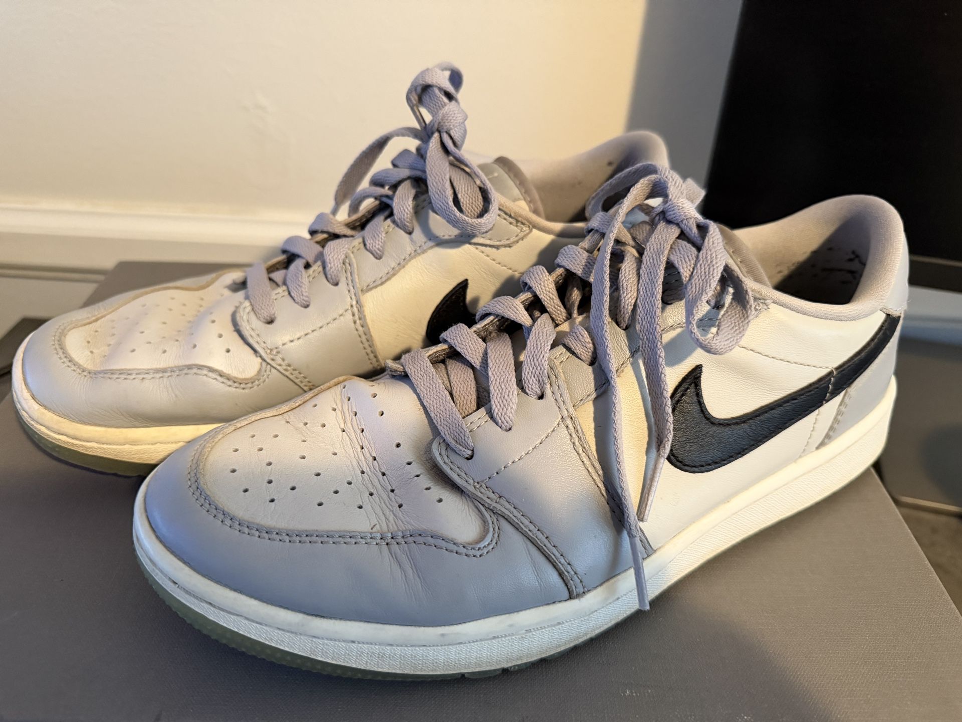 Nike Air Jordan 1 Low Golf Shoes - Men’s Size 9