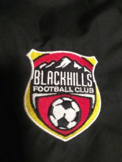 Diadora Black Hills soccer club windbreaker