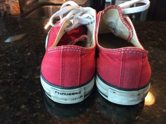 Converse “chucks” mens 5 women’s 7 red