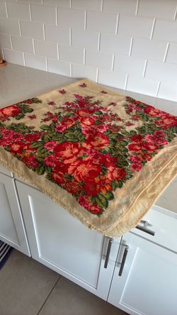 Beautiful colorful tablecloth