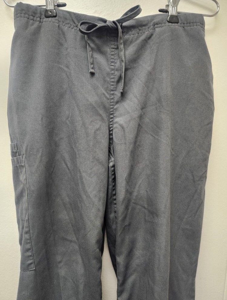 Women's Butter-Soft Gray Scrub Pants Size Small
