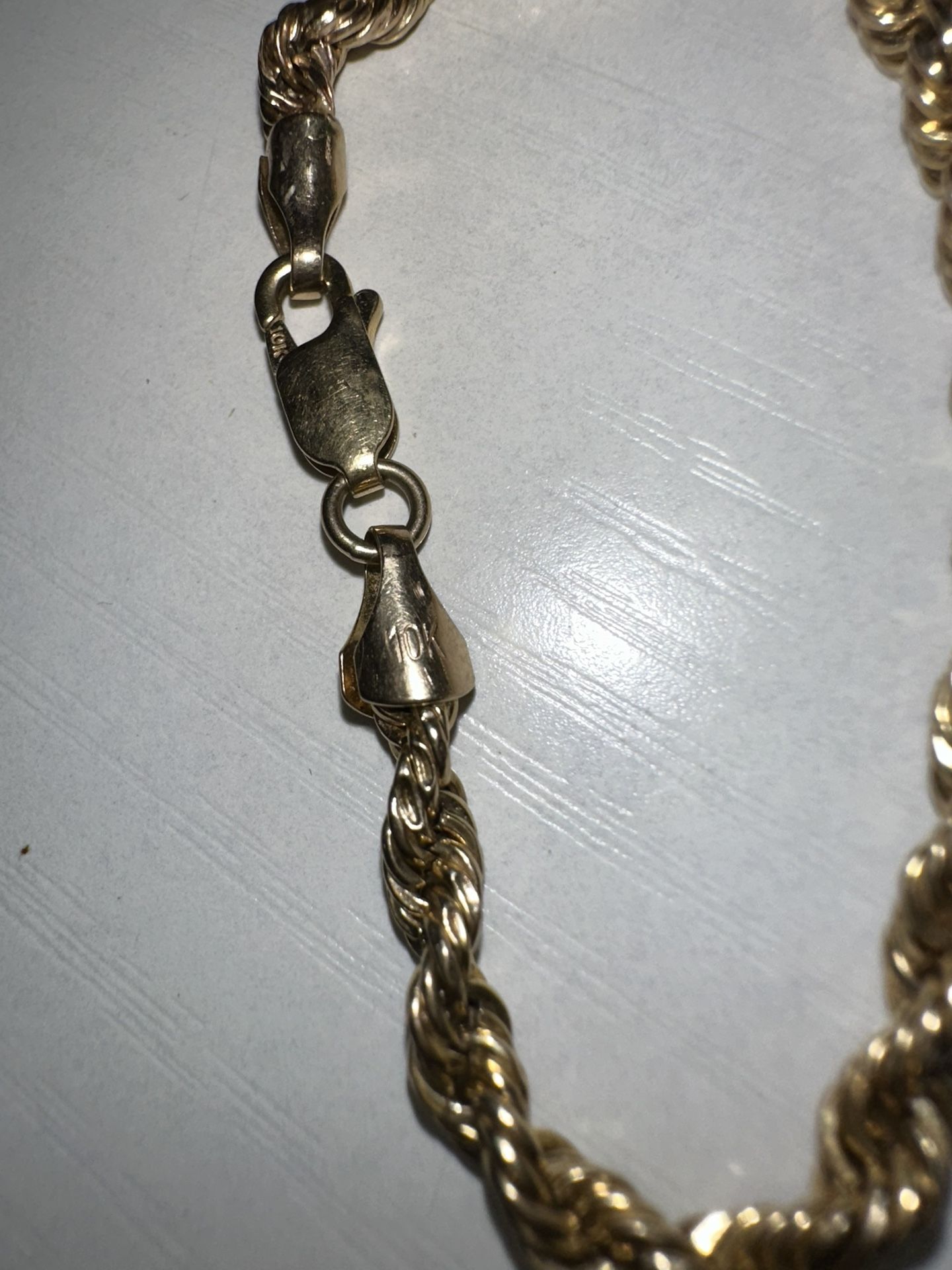 10K Rope Braclet (8inches)