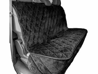 New Plush Paws Products Quilted Velvet Waterproof Car Seat Cover