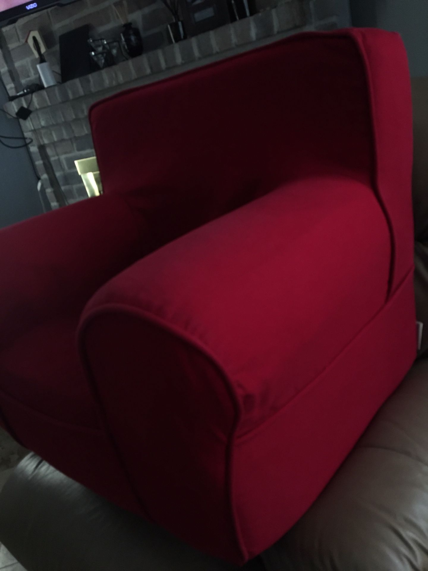Red Pottery barn kids chair