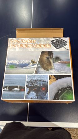 Pond De-icer for Outdoor Animals