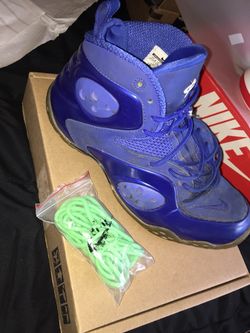 Nike zoom Rookies foams Comes with new green laces