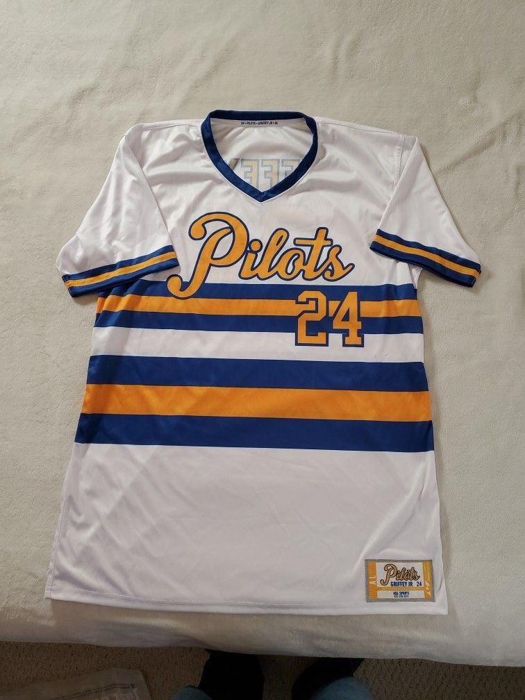Custom Pilots Jersey GRIFFEY JR 24