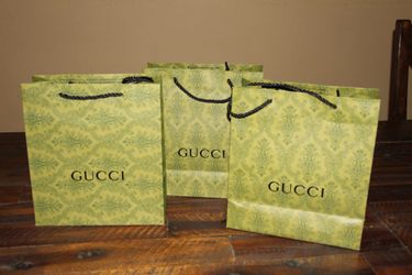 3 GUCCI paper bags NEW