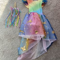 Rainbow Unicorn Halloween Costume 