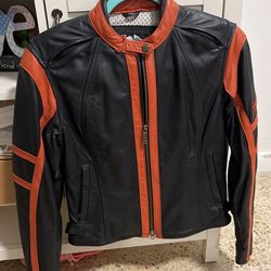 Harley Davidson leather jacket size sx