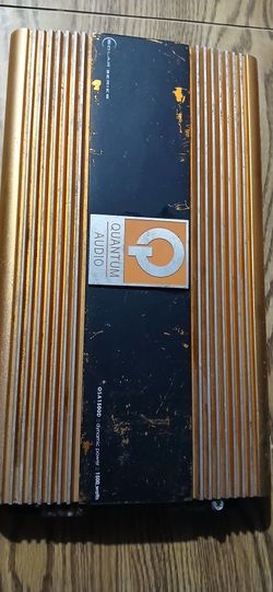 Es Un Quantum Audio And Is Qs1500 Watts 2 Salidas