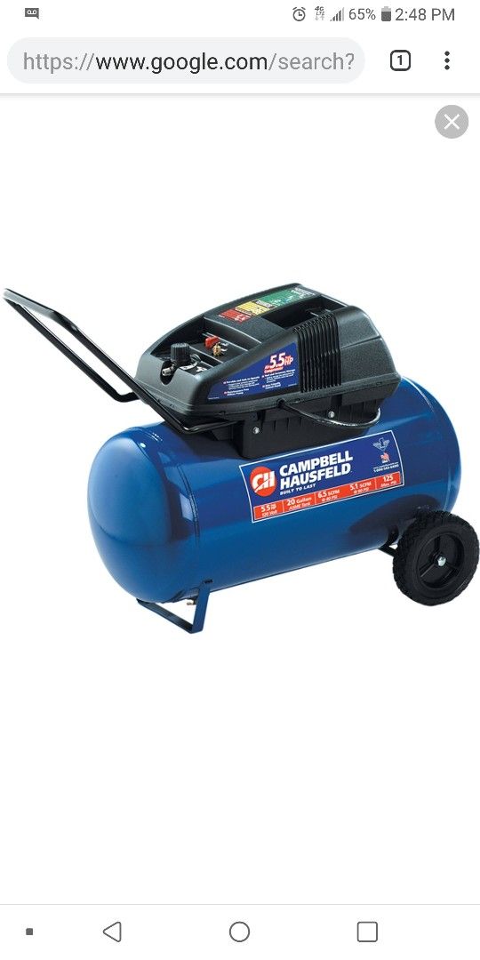 Campbell Hausfeld 20 Gallon Compressor