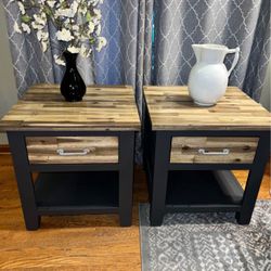Refinished End Tables 