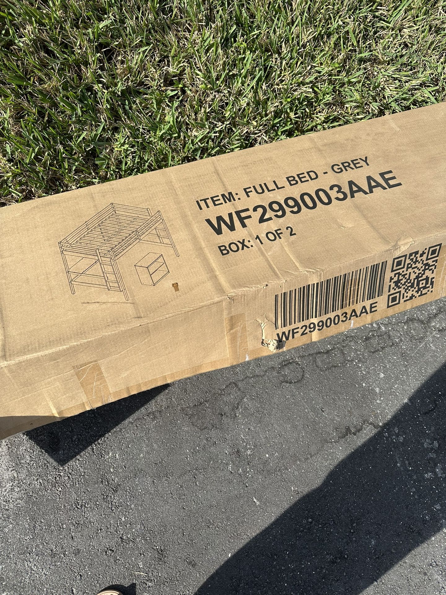 Free Grey Bunk Bed