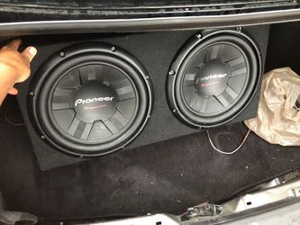 2 12” pioneer champion subwoofers