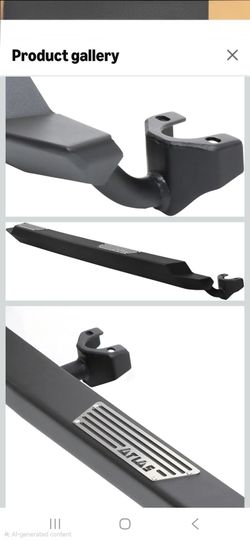 Smittybilt Atlas rock sliders SB76898