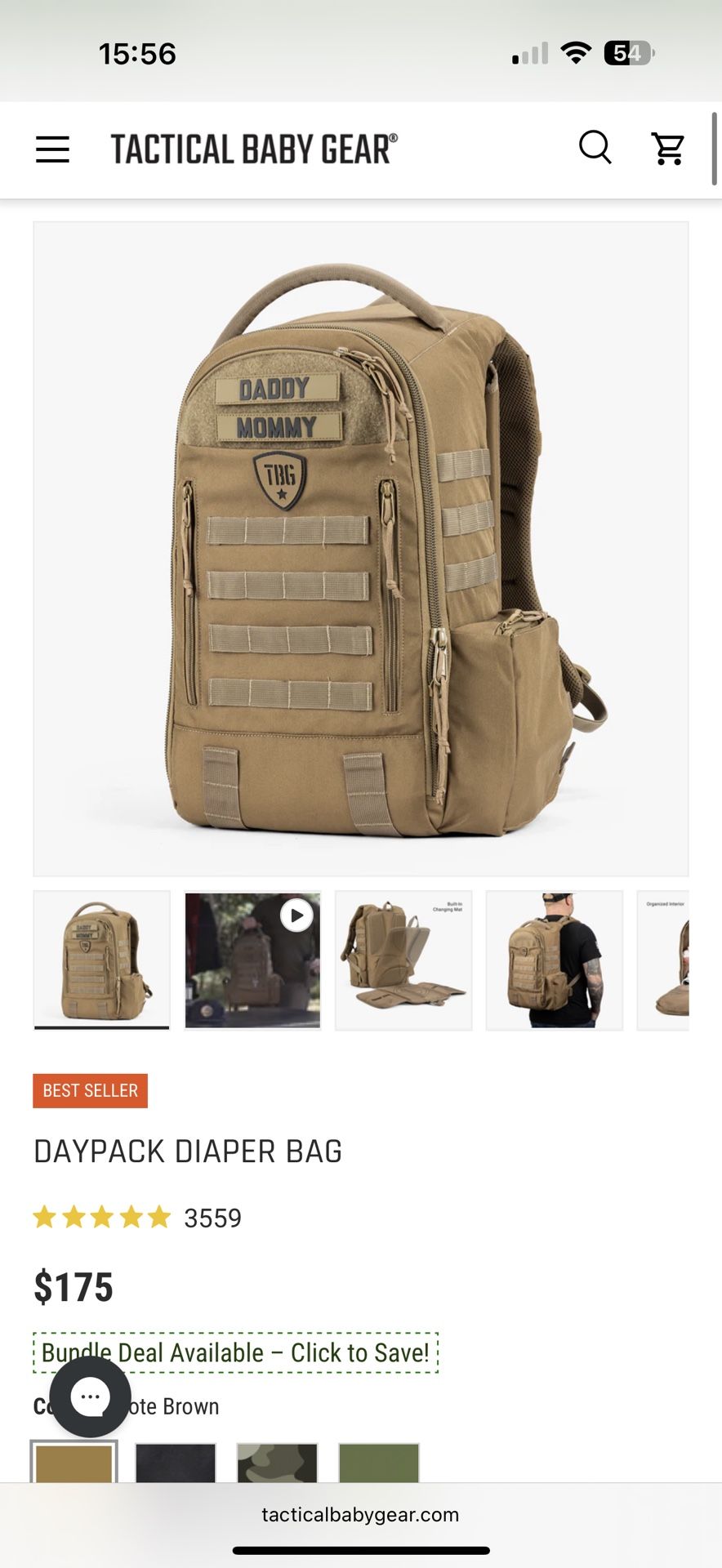 Tactical Baby Gear Diaper Bag
