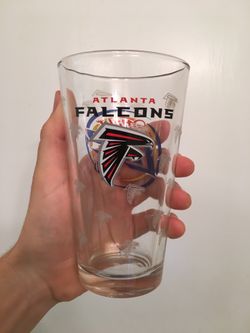 Atlanta Falcons Miller Lite Beer Glass
