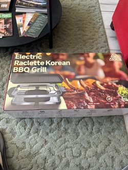 Maverstone Electric Raclette Korean BBQ Grill