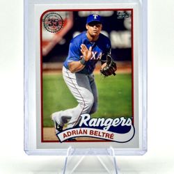 Adrian Beltre 2024 Topps Series 2 - 1989 Topps Baseball #89B2-25 Texas Rangers