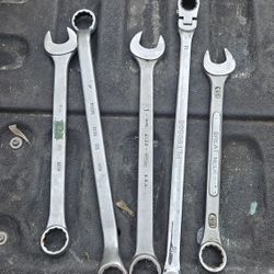 set of 5 TWO-TUBE WRENCH WITH HEAD, UNIVERSAL SPLINED,