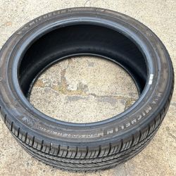 1x ONE TIRE MICHELIN 245/40R18 95% tread 245/40/18