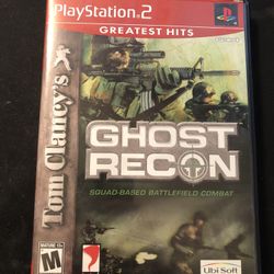 Tom Clancy’s Ghost Recon - PlayStation 2 Complete PS2 Greatest Hits CIB