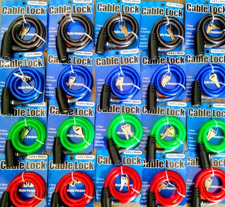 New Cable Lock Bike / Nuevo Candado Para Bicicleta