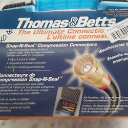 Snap N SEAL COMPRESSION CONNECTORS