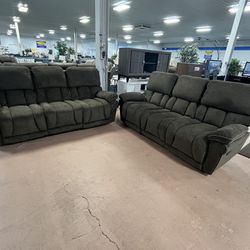 Double Reclining Sofa Set