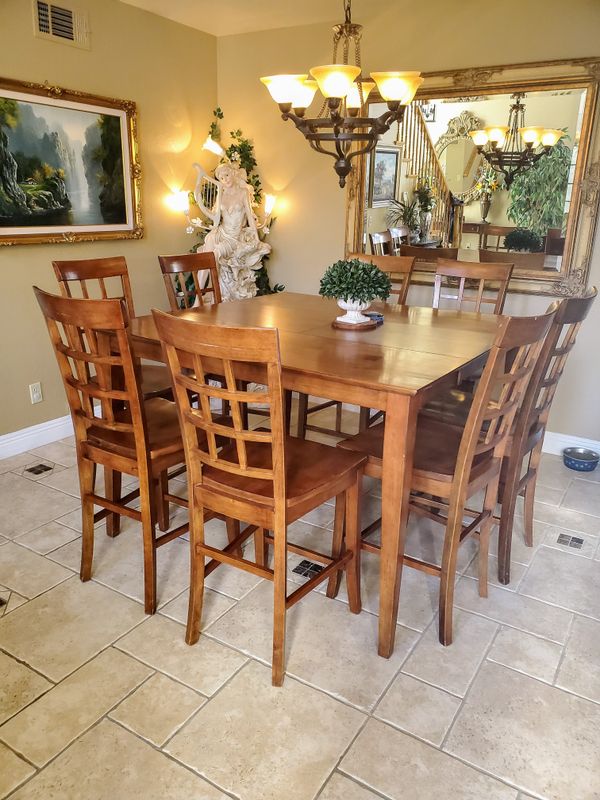 Sold Wood 8 Seat Dining Table For Sale In Simi Valley Ca Offerup