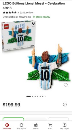 LEGO LIONEL MESSI CELEBRATION SET #43018