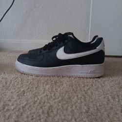Black And White Air Force 1's - 9.5