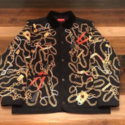 Supreme Chains Quilted Chore Coat FW20