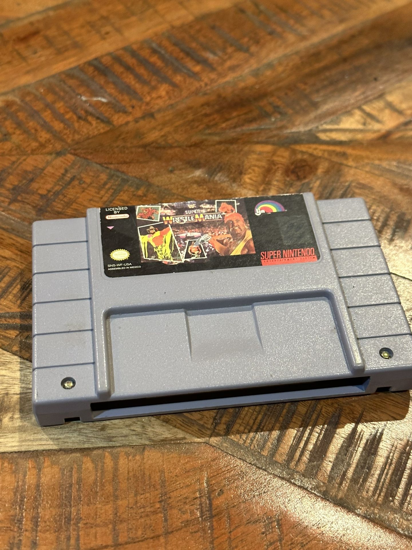 WWF Super Wrestlemania Super Nintendo Wrestling 