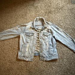 Ripped Denim Jacket