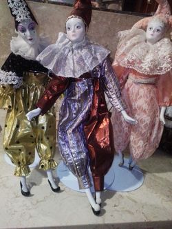 Bundle 3 Porcelain Dolls
