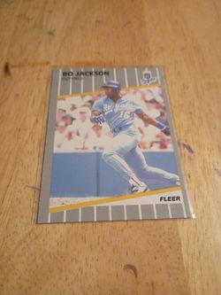 Bo Jackson Fleer 19 89