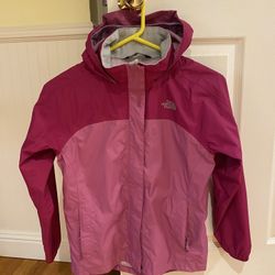 Girls North Face Rain Jacket - Size Medium (10/12)