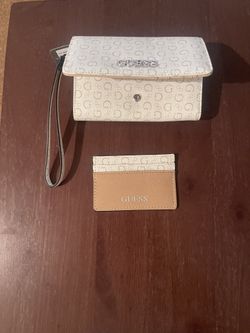 Guess small wallet beige caspian slg With Extra Small Card Wallet