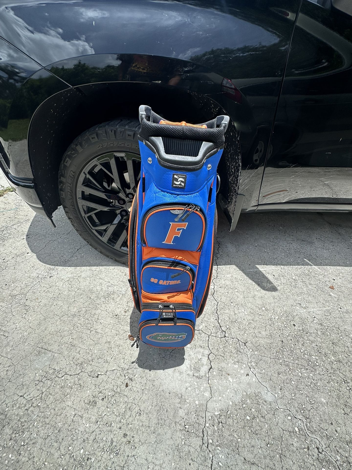 Florida Gators The Bucket III Cooler Cart Golf Bag 14 Way Top $