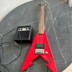 First Act electric guitar ME279 Red Flying V