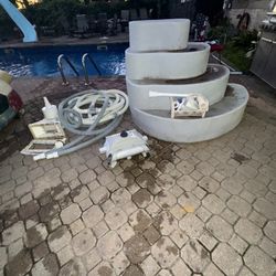 INTEX above ground POOL stuff and stairs 