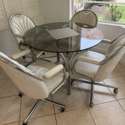 Glass Top Kitchen Table