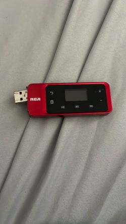 RCA 4GB USB Stick MP3 Music Player (TH1814WM) Red / Black -