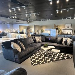 Grey 3PC Sectional Couch
