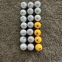 New/Used top brand golfballs